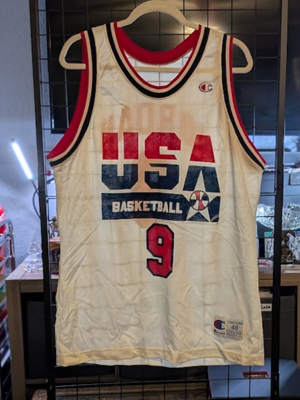 IT1 CHAMPION USA Basketball Michael Jordan #9 Jersey